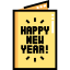 Happy new year ícone 64x64