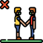 No handshake icon 64x64