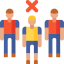 Avoid crowds icon 64x64