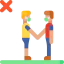 No handshake icon 64x64