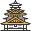 Osaka castle ícone 64x64