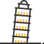 Leaning tower of pisa アイコン 64x64