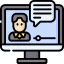 Video conference ícono 64x64