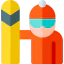 Snowboarder icon 64x64