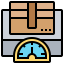 Delivery weighing icon 64x64