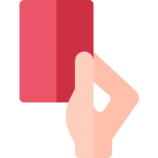Red card icon