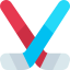 Hockey sticks icon 64x64