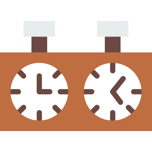 Chess clock icon