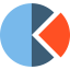 Pie chart icon 64x64
