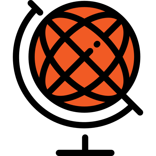 Earth globe icon