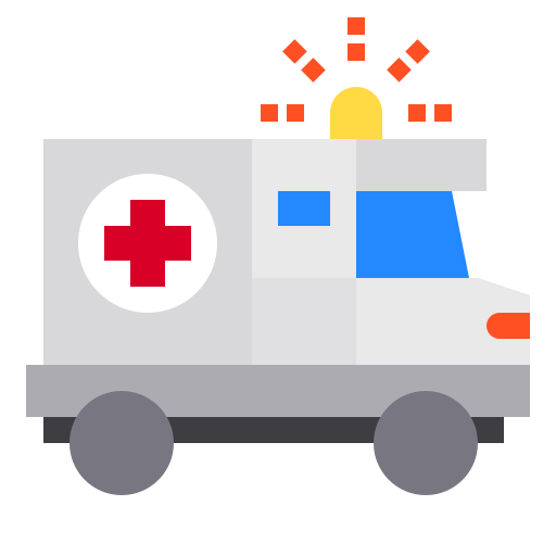Emergency truck icon