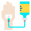 Intravenous saline drip icon 64x64