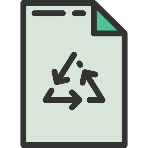 Recycled paper icon