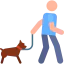 Walking the dog ícono 64x64