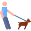 Walking the dog ícono 64x64