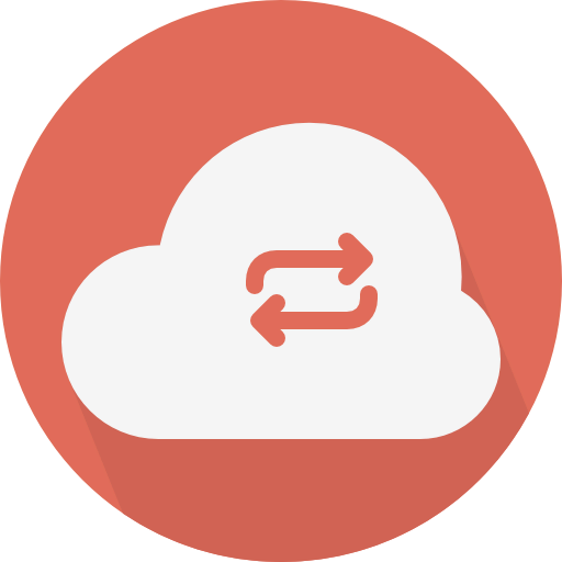 Cloud computing ícono