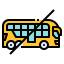 Двухэтажный автобус иконка 64x64