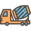 Concrete mixer icon 64x64