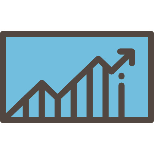 Line chart icon