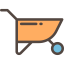 Wheelbarrow ícono 64x64