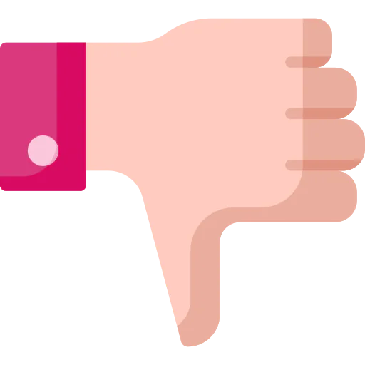 Thumbs down icon