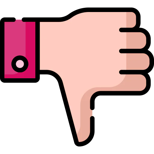 Thumbs down icon