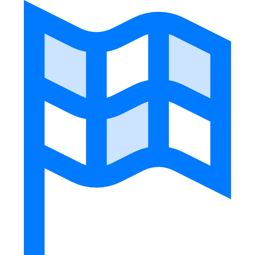 Finish flag icon