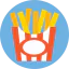 French fries icon 64x64