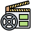 Clapperboard icon 64x64