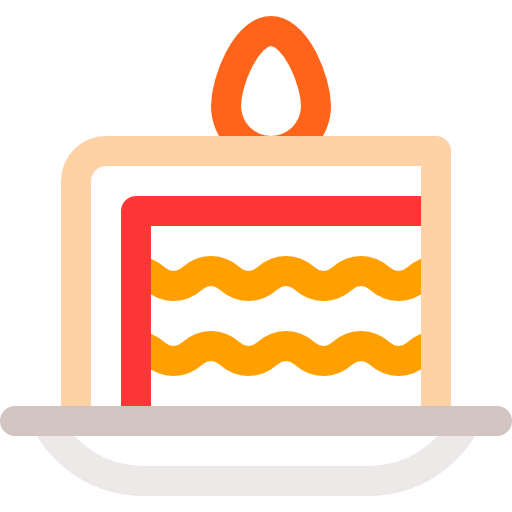 Cake slice icon