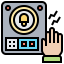 Emergency stop icon 64x64