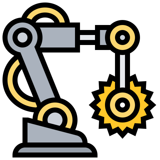 Robot arm icon