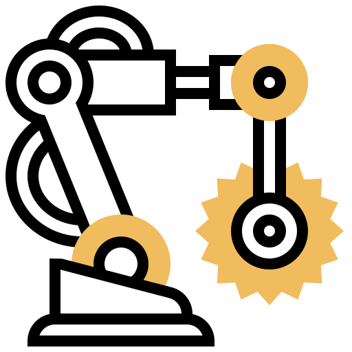 Robot arm icon