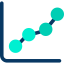 Line chart biểu tượng 64x64