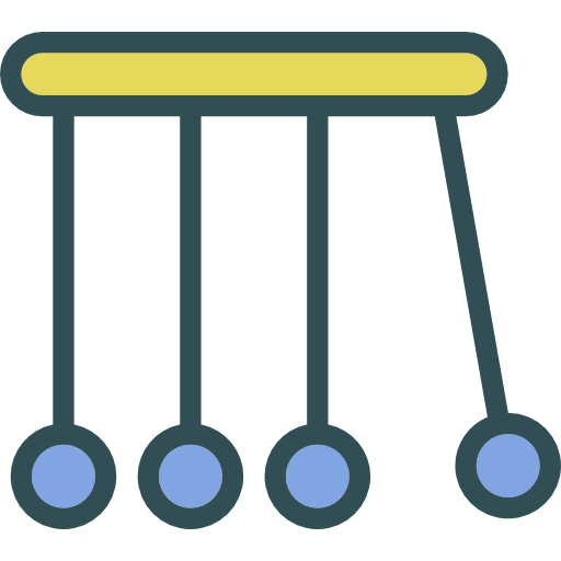 Newtons cradle Symbol
