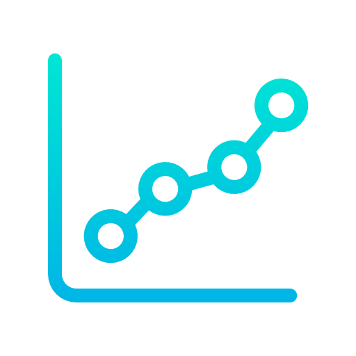 Line chart icon
