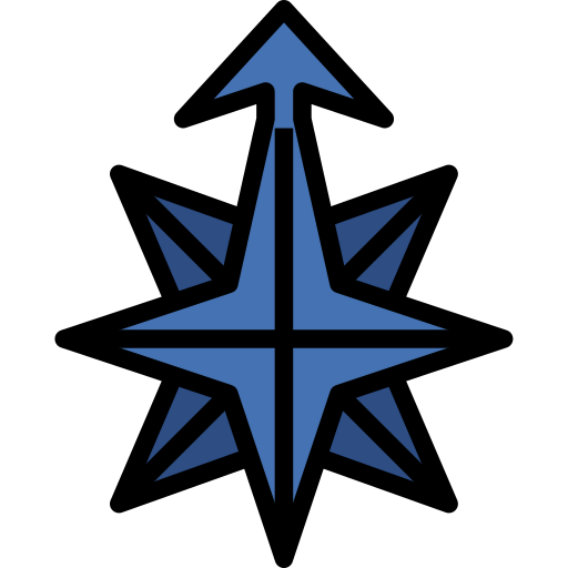 Cardinal points icon