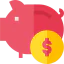Piggy bank icon 64x64
