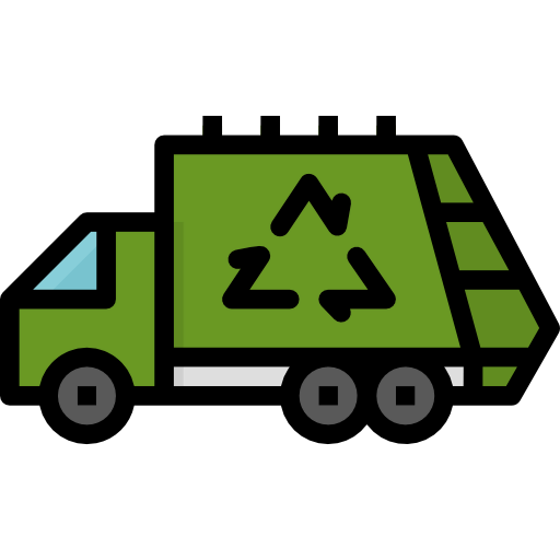 Garbage truck icon