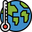 Global warming icon 64x64