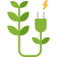 Green energy icon 64x64