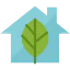 Eco house icon 64x64