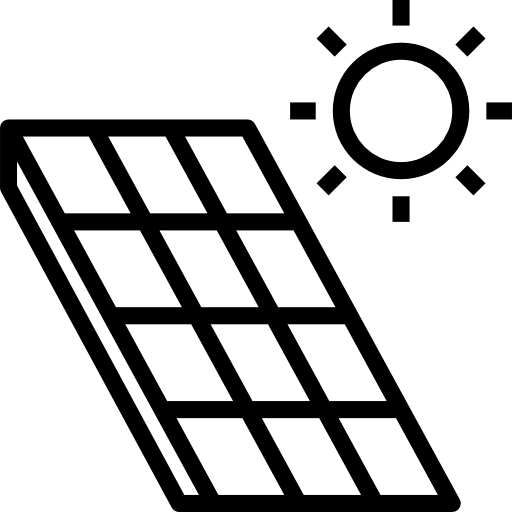 Solar panel icon