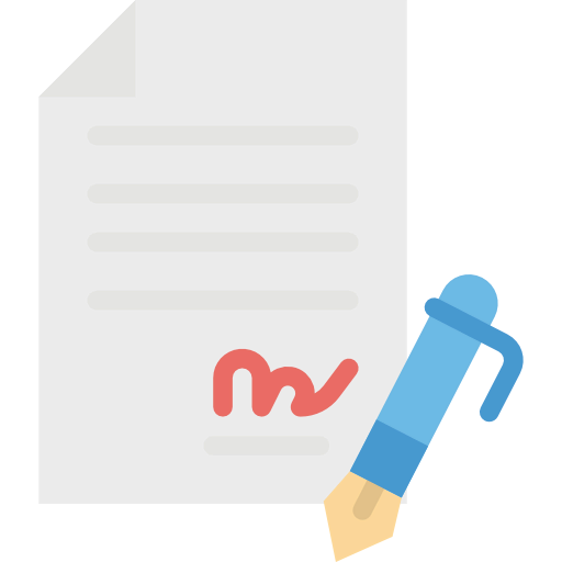 Contract icon
