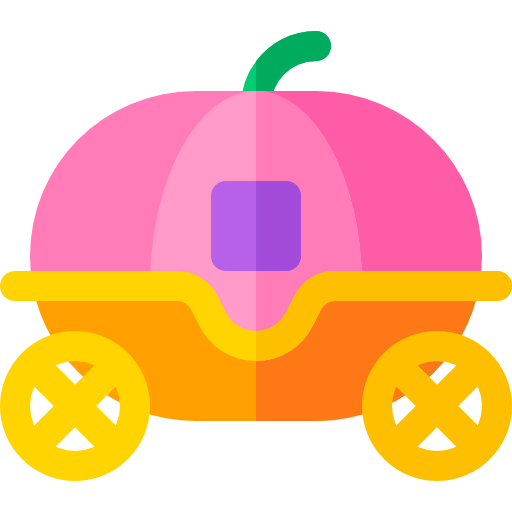 Cinderella carriage icon