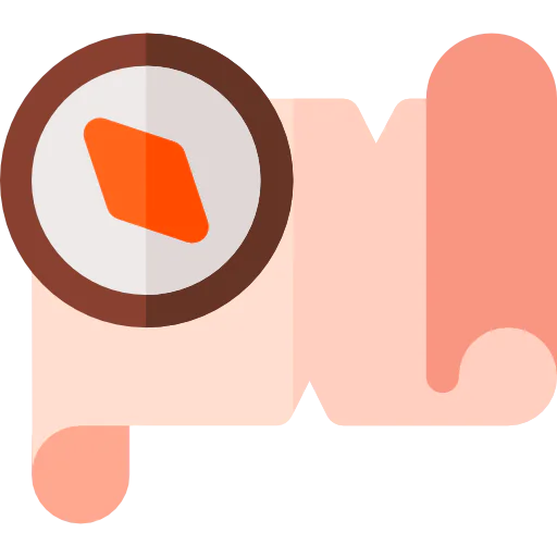 Treasure map icon