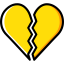 Broken heart icon 64x64