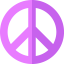 Peace sign icon 64x64