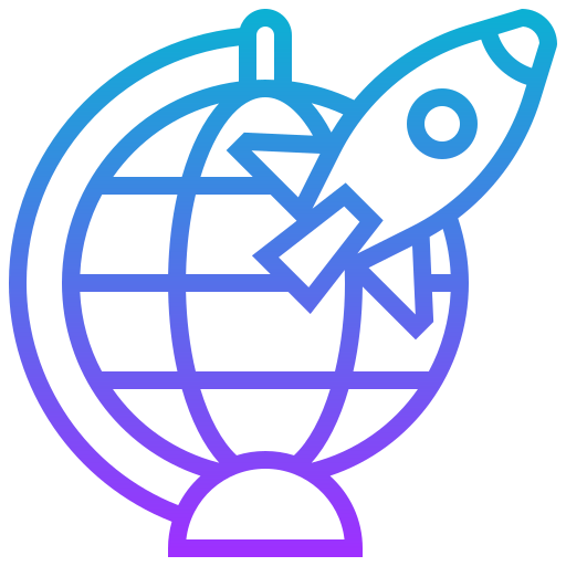 Rocket launch icon