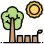 Deforestation ícone 64x64
